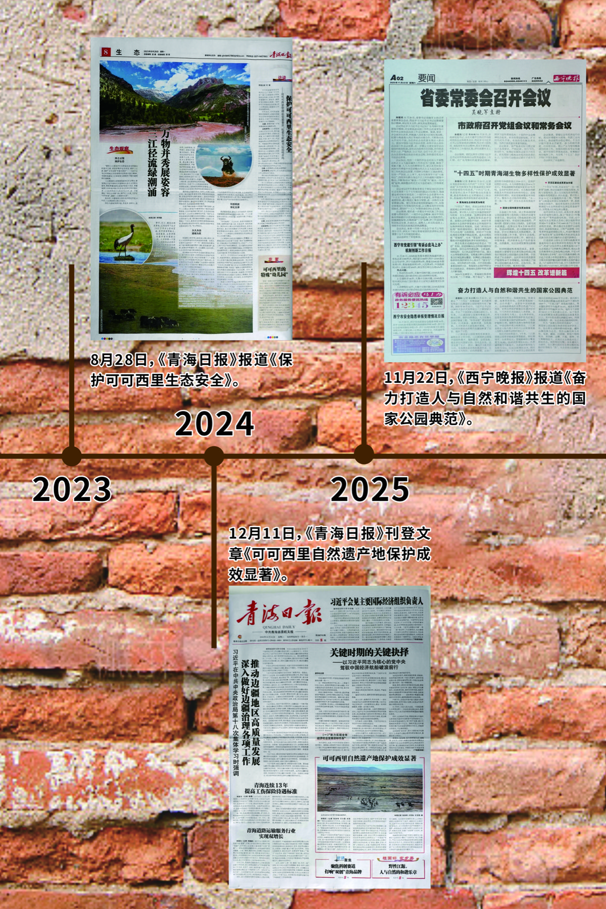2023至2025年展览时间线